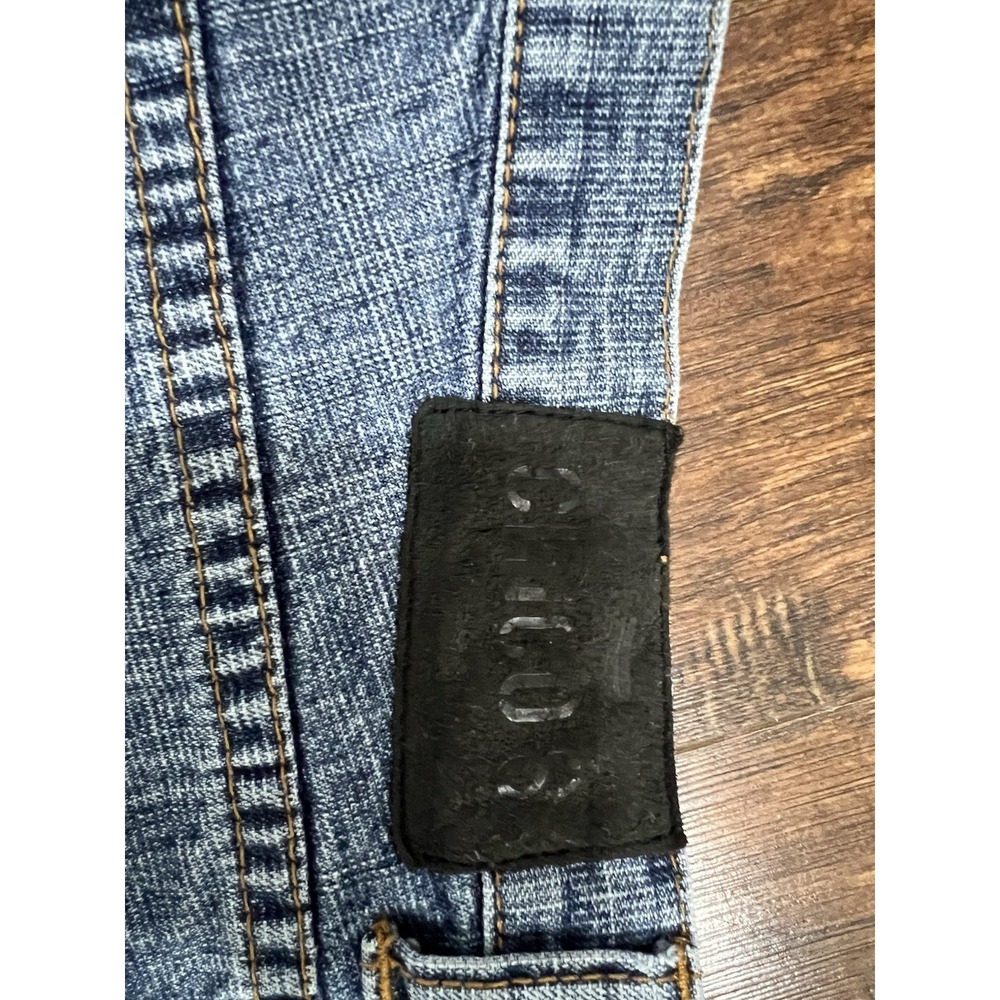 Chicos Denim Womens Jeans Size 1.5 Dark Acid Wash - Picture 6 of 7